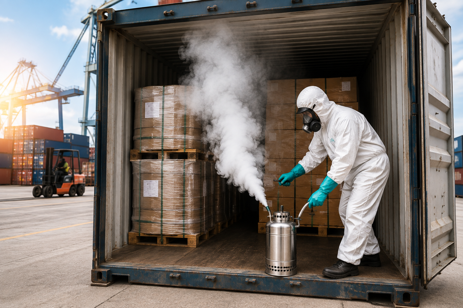 Export Container Fumigation Services